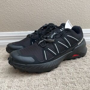 Salomon Speedcross Peak‎ Trail Running Shoes Men US 7 Black NWOB $150